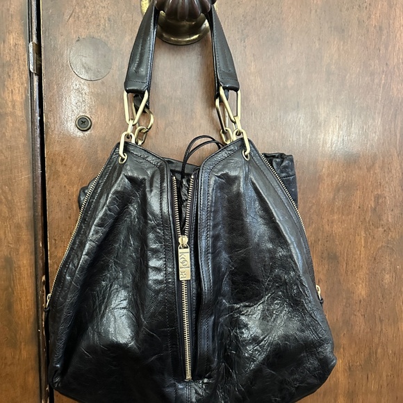 Kooba Zipper Black Purse - Picture 2 of 6